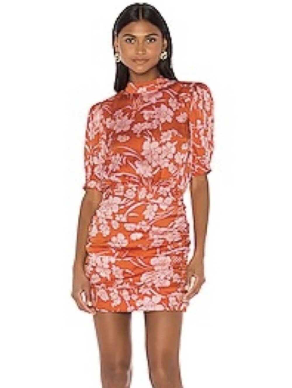 Song of Style Edison Red Dahlia Dress Sz L